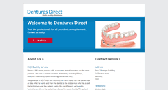 Desktop Screenshot of denturesdirect.co.za