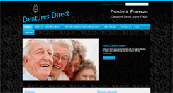 Desktop Screenshot of denturesdirect.co.nz